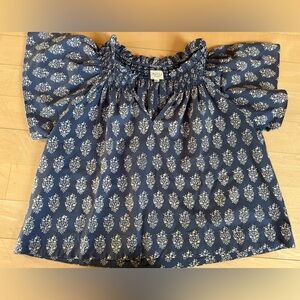 Marea by Liz Joy Block print Top. Size XS